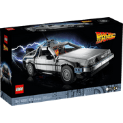 LEGO Icons Back to the Future Time Machine 10300, Model Car Building Kit, Based on the DeLorean from the Classic Movie