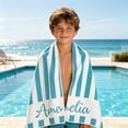 thumbnail image 1 of Toalla de playa con temática marina: estrellas de mar, conchas y tortuga marina. Toalla de microfibra absorbente de secado rápido para la playa, la piscina y los viajes., 1 of 6