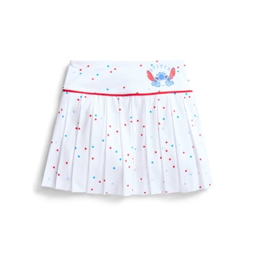 Disney Stitch Girls Active Pleated Skort, Sizes 4-12