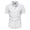 White, variant on Mens Pullover Sports Blend Printed Short Sleeve Fashion Beach Tops,White,L