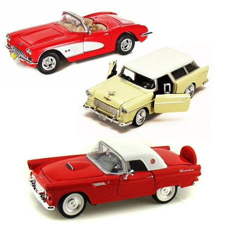 Best of 1950s Diecast Cars - Set 19 - Set of Three 1/24 Scale Diecast Model