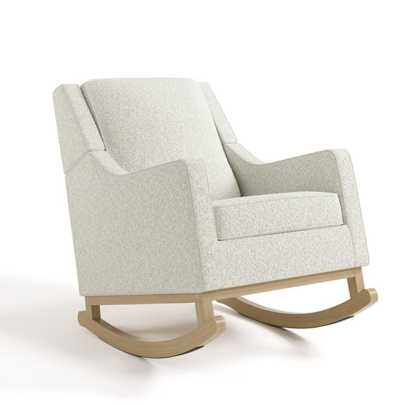 Storkcraft Pasadena Infant Nursery Rocker, Driftwood with Ivory Boucle