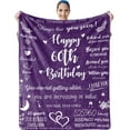 thumbnail image 1 of LHSHID 40th Birthday Gifts for Men Blankets Happy 40th Birthday Blanket Throw Blankets Best Gifts for 40th Birthday Decorations 40 Years Birthday Gift for Husband Friends Navy 50x60in, 1 of 6