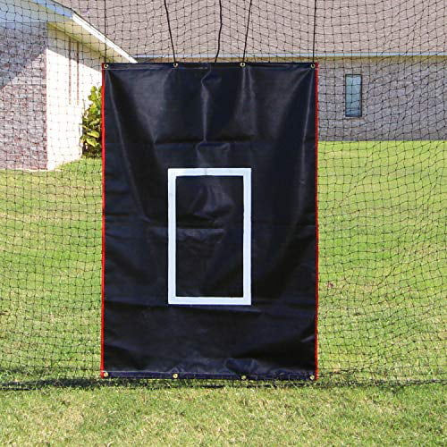 Backstop 6' x 8' Heavy Duty Rubber Baseball Softball Batting Cage Jones-Sports 