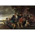 thumbnail image 3 of Jan Steen 24x18 Black Modern Framed Museum Art Print Titled - The Merry Homecoming (1670 - 1679), 3 of 5