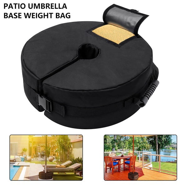 Heavy Duty Sand Bags Umbrella Weight Bag Weatherproof Parasol Stand Base For Outdoor Patio Offset Cantilever Umbrellas Com - How Heavy Should Patio Umbrella Base Be