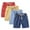 Blue, variant on Atogsazn Toddler Boys Summer Linen 4Pcs Shorts Girls Athletic Jogger Drawstring Short Pant Wide Leg Pants for Boy's Dark Green 9-10 Years