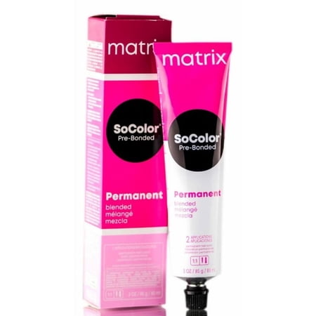 Matrix SoColor Pre-Bonded Permanent Blended Collection Cream Haircolor (3AA - Darkest Brown Ash)