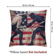 thumbnail image 4 of Ullo0ord Wrestling Themed Throw Pillow Covers Extreme Sports Players Cushion Covers for Teens Adults Wooden Stripes Abstract American Flag Cushion Cases for Living Room Car, 4 of 7