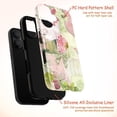 thumbnail image 4 of Vintage Floral Patchwork Phone Case, Pastel Pink Green Garden Style iPhone Cover, Elegant Protective Case for iPhone 17 16 15 14 13 12 11 Pro Max Plus Mini, 4 of 6