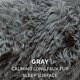 thumbnail image 3 of Cama Redonda para Perro Furhaven Gris Felpa Largo Lavable Pequeña, 3 of 7