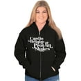 thumbnail image 4 of Cute Cardio Weights Protein Shakes Zip Hoodie Sweatshirt Women Brisco Brands X, 4 of 6