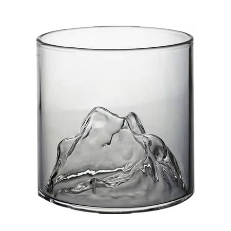 

Mount Fuji Cup Premium Vintage Glass Tasting Tumblers for Drinking 7.1 oz - Crystal Glassware for Whisky Tea Scotch Cocktail，Beverage|Best Gift