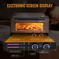thumbnail image 2 of Gianna Pizza Oven Indoor, 1600W Electric Pizza Oven Fast Heating, 6 Presets Pizza Maker for 12 Inches, with Pizza Stone & Spatula, Upper-Bottom Independent Heating Temperature Control, 2 of 6