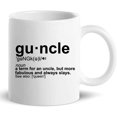 thumbnail image 2 of Uncles Gift - Guncle Gay Uncle Gift 11Oz Cup Mug - for Men Father's Day Brother Uncle Thoughtful gifts for your teacher T-Shirt, 2 of 6