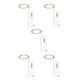 thumbnail image 2 of Cateissary Control de línea alimentado por USB, luz LED de cultivo para interior, sótano, flor, suculenta, temporizador regulable, lámpara de 1 cabeza de luz solar 5piezas, 2 of 6