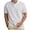 White, variant on ZZwxWA Mens Henley Shirts Short Sleeve Big and Tall Regular Fit Dress Shirt Basic Pullover Light Weight Business Casual Tops 50% Off Clear