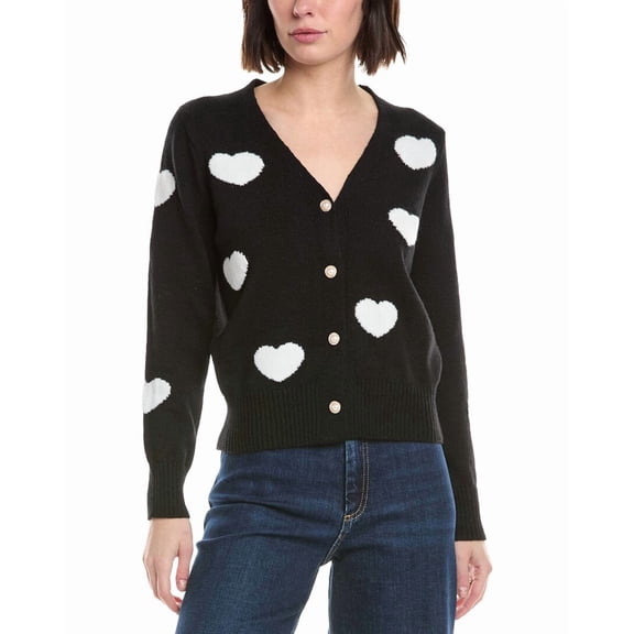 Nanette Nanette Lepore womens Cardigan, s, Black