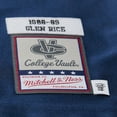 thumbnail image 6 of Men's Mitchell & Ness Glen Rice Navy Michigan Wolverines 1988/89 Authentic Jersey, 6 of 7