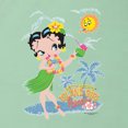 thumbnail image 5 of Wild Bobby, Betty Boop Island Girl Paradise Betty Boop Ladies Racerback Tank Top, Mint, Large, 5 of 5