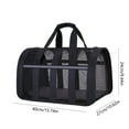 thumbnail image 3 of Pet Carrier for Small Dogs and Cats, Soft-sided Travel Bag with Shoulder Strap and Mesh Windows, Lightweight & Foldable for Vet Visits and Air Travel, Perfect for Puppies and Kittens Under, 3 of 9