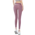thumbnail image 5 of HJYCHN Women's Color Block High Waist Performance Yoga Pants for Sports Running and Athletic Fitness Training Purple L, 5 of 8