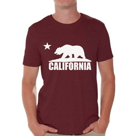 Awkward Styles California Bear Tshirt California Shirts for Men Cali Gifts Cali T-Shirt Gifts from California Men's California Bear Shirt Funny California Gifts