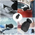 thumbnail image 2 of Black Ice Scraper with Gloves - for Car, SUV, and Truck, Sturdy , Gloves, Effective Snow and Ice Removal, 2 of 8