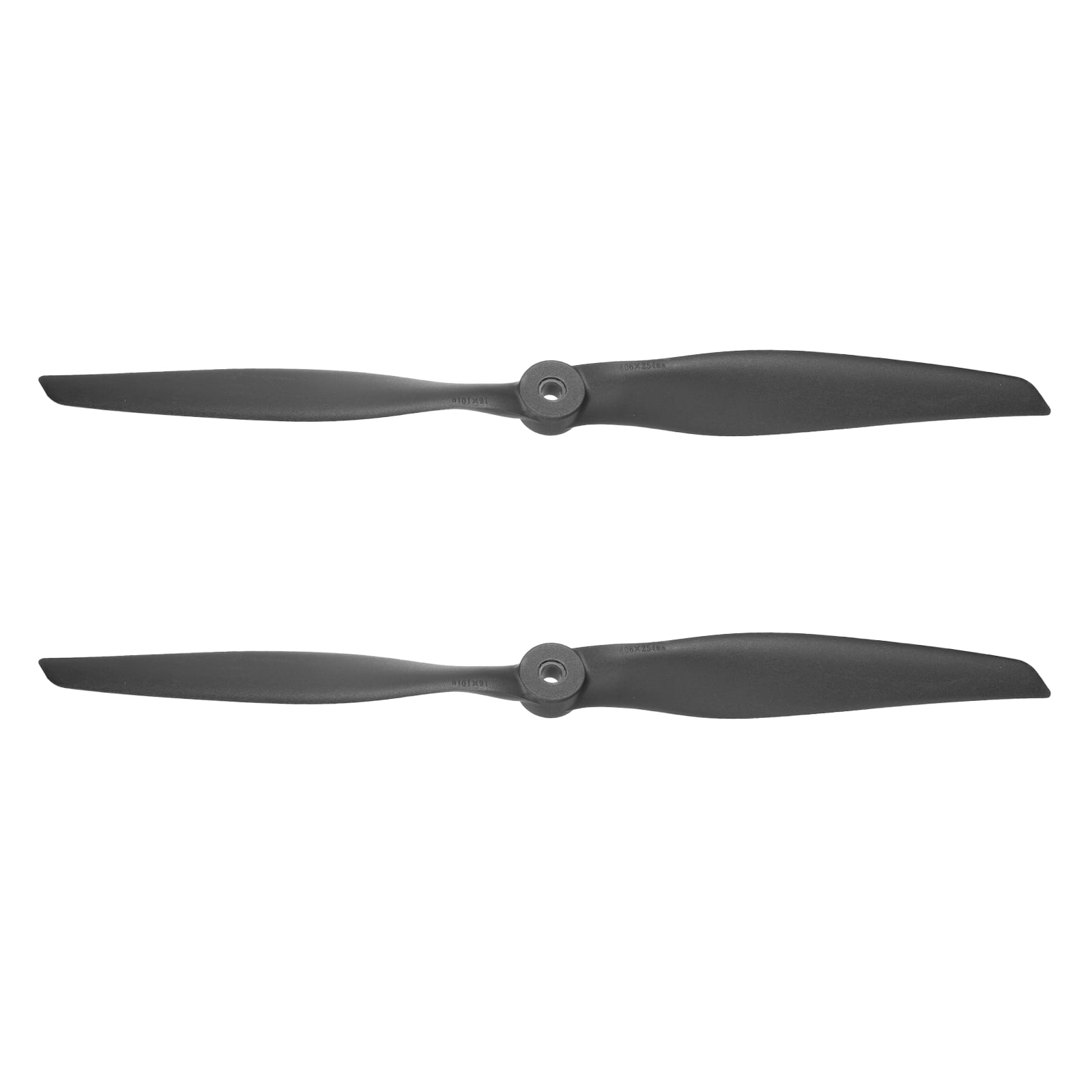 Uxcell 2 Pcs 16x10 Inch Propeller RC Propellers 2-Vane Blades Props for Lightweight Drones Motor Special Prop Accessories, Black