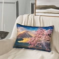 thumbnail image 2 of Xecao Cherry Blossoms Pattern Satin Pillowcases for Hair and Skin, Luxurious and Silky Pillow Cases with Envelope Closure, 20x30 Inches, 2 of 7