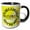 Black/White, variant on 3drose, You Are My Sunshine Yellow Sun Art, 15oz Two-tone Yellow Mug