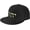 Black, variant on Yhvh Hebrew Name of God Flat Brim Baseball Cap Men's and Women's Adjustable Hat Black