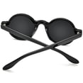 thumbnail image 6 of HEPIDEM Acetate Men Retro Vintage Polarized Sunglasses for Women,Trendy UV400 Protection Round Frames Eyewear Zolman (Black Gray Small), 6 of 7