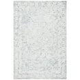 thumbnail image 3 of SAFAVIEH Micro-Loop Robina Floral Bordered Wool Area Rug, Charcoal/Ivory, 5' x 8', 3 of 9