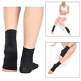 thumbnail image 7 of 2 Pairs Ankle Brace Compression Sleeves - 8-15 mmhg Open Toe Compression Socks with Arch Support for Women & Men , Relief for Swelling, Plantar Fasciitis, and Sprains – Step into Comfort and Stability, 7 of 7