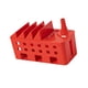 thumbnail image 5 of Caja de gestión de cables Organizador de cable de cable Cubierta y esconder el organizador de cable de escritorio para el escritorio para adaptadores Rojo, 5 of 8