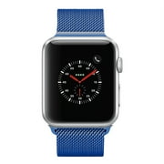 Apple Watch Series 2 - 42mm, WiFi - Silver with Blue Milanese Loop - Scratch & Dent