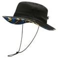 thumbnail image 2 of UPF 50+ Foldable Sun Hat Patterned Under Brim Bucket Hats for Summer Hiking Fishing Beach Safari Men Women, 2 of 7