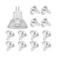 thumbnail image 1 of Mr11 Halogen Bulbs (pack Of 12), Gu4 Halogen Lamp 12v 20w, Mr11 Gu4 Dimmable Bulb Glass Cover Compatible With Ceiling Light, 2 Pin Halogen Bulb 2700k, 1 of 5