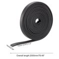 thumbnail image 2 of Solid Rubber Strips Neoprene Sheets Rolls 3/16"T x 0.59"W x 78.74"L, DIY Rubber Gasket Sealing Padding, 2 of 6