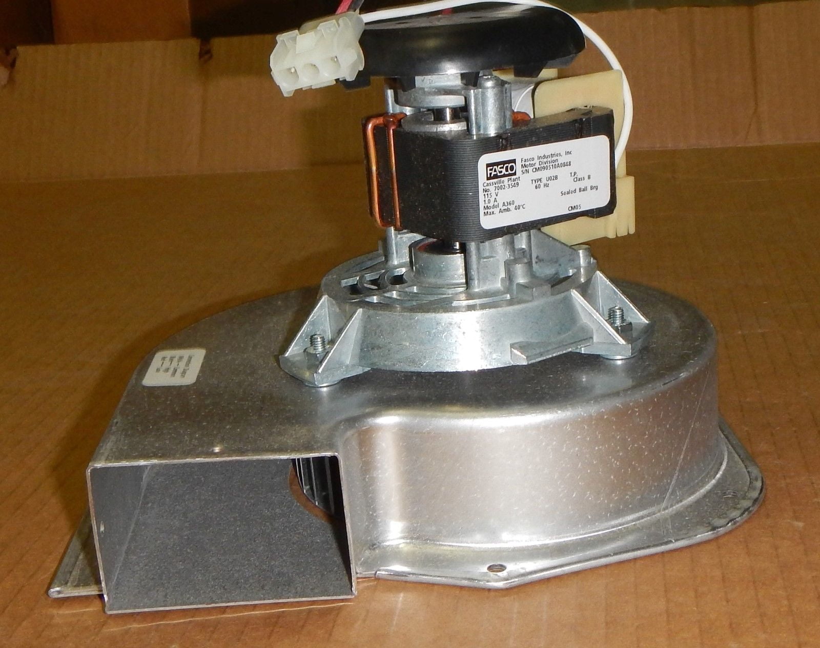 ⑩と11@assy Draft Inducer Single Stage 90+ Lennox OEM replacement