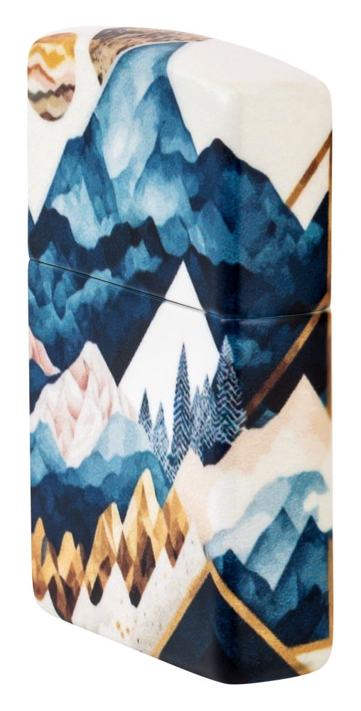 Zippo Mountain Collage Design 540 Matte Pocket Lighter