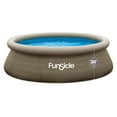 Funsicle 10ft x 30in Round QuickSet Designer Above Ground Pool, Age 6