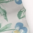 thumbnail image 2 of Simply Daisy 70" W x 73" L Bunch of Pansies Polyester Shower Curtain, Blue [1 Ct], 2 of 5