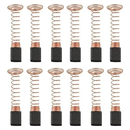 12 PC Carbon Brushes Compatible for Dremel 90930-05 Repairing Parts 100 200 275 285 300 395 595 (Type 4, 5, 6)