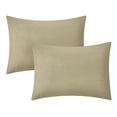 thumbnail image 5 of Chic Home Direllei 8-Piece Solid Color Comforter Set, Twin X-Long, Taupe, 5 of 6