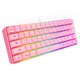 thumbnail image 2 of Snpurdiri 60% Teclado Para Juegos Con Cable Rgb Retroiluminado Ultracompacto Impermeable Mini Teclado De 61 Teclas Para Pc/Mac Gamer Mecanógrafo Viajes Fácil De Llevar En Viajes De Negocios (Rosa), 2 of 5