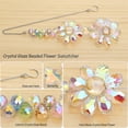 thumbnail image 6 of FENGGHAO Double Sunflower Crystal Sun Catcher, Colorful Rainbow Maker Window Hanging Ornament with Prism Effects for Indoor Outdoor Garden Home Decor, 6 of 7