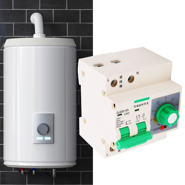 TEMPORIZADOR MECÁNNICO INDUSTRIAL, INTERRUPOR DE SINCRONIZÓN AMPLIO RANGO DE TIempO Protección de Cortocircuito Fácil Configuración de 230 V Ahorro de Energía Para