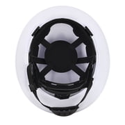 Hyper Tough Full Brim Safety Hardhat, White